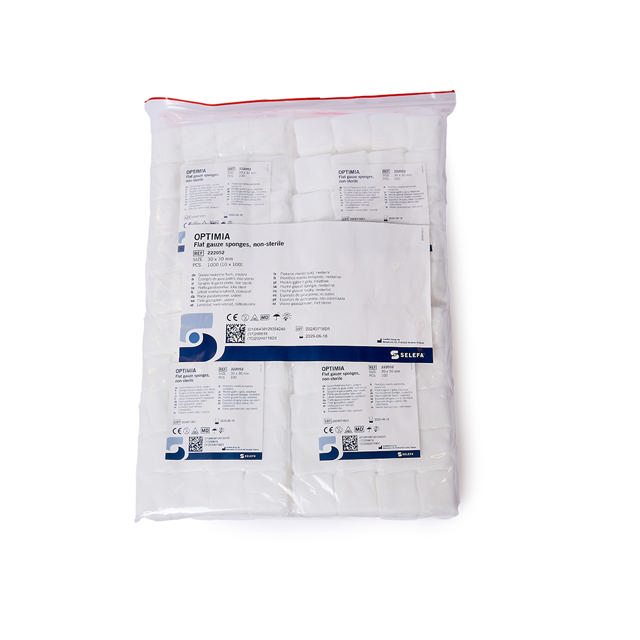 Optimia gazetamponer usterile, flade 30 x 30 mm 
