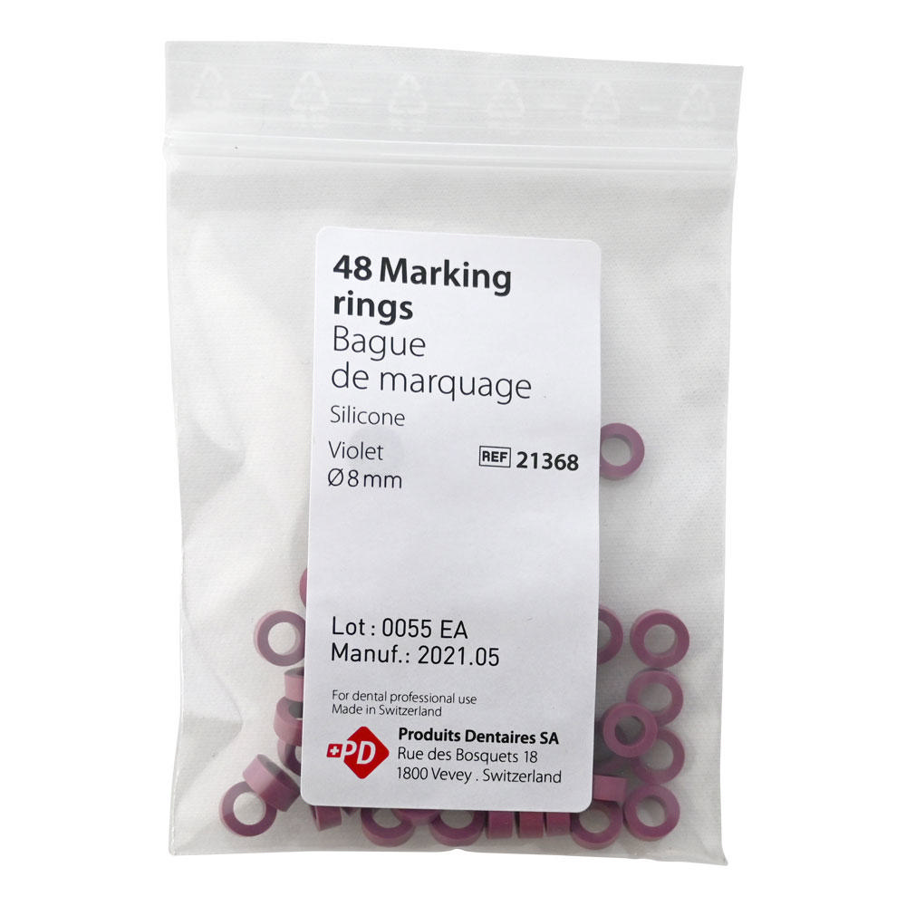 Markerings ringe til instrumenter lilla 8mm 21368