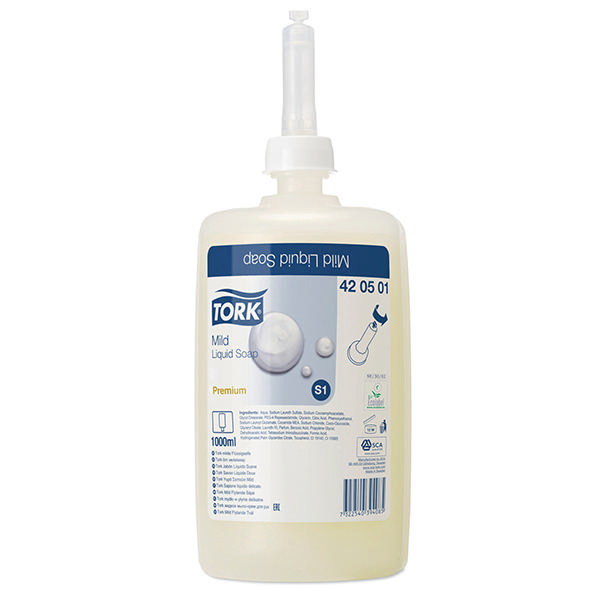 Tork S1 Premium sæbe mild 1 liter. 
