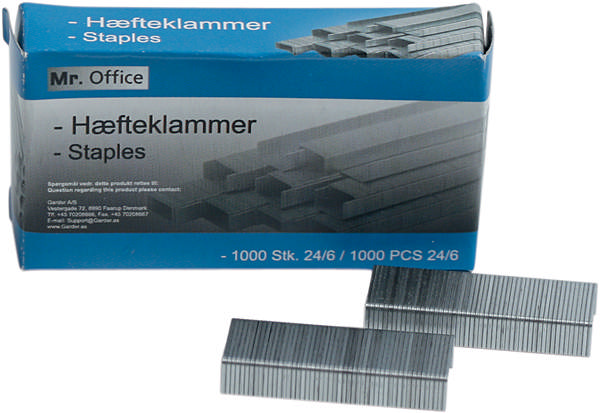 Hæfteklammer 21/4 t/tang, æske