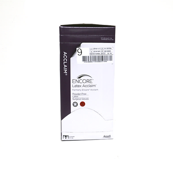 Encore Acclaim latex sterile PF str. 9, 50 par