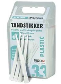 Tandex plasttandstikker 813082