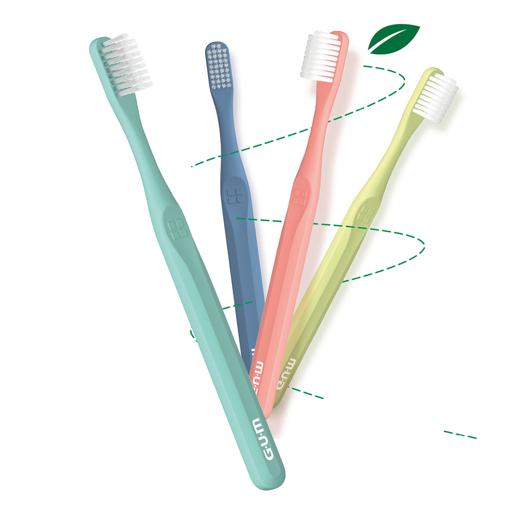 GUM Classic Bio tandbørster soft regular 409/blister