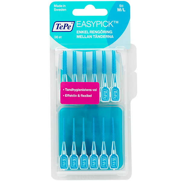 TePe Easypick M/L mellemrumsbørster blå